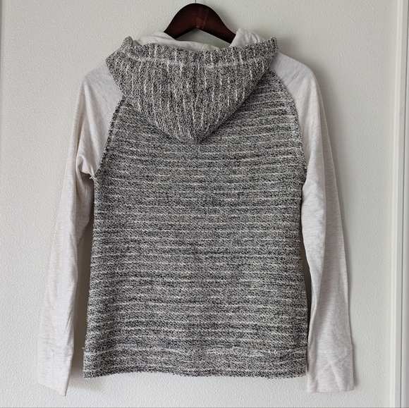 Miss Me Women's White/Gray Hooded Jeweled Zip Up Hoodie Size Large - Picture 6 of 14